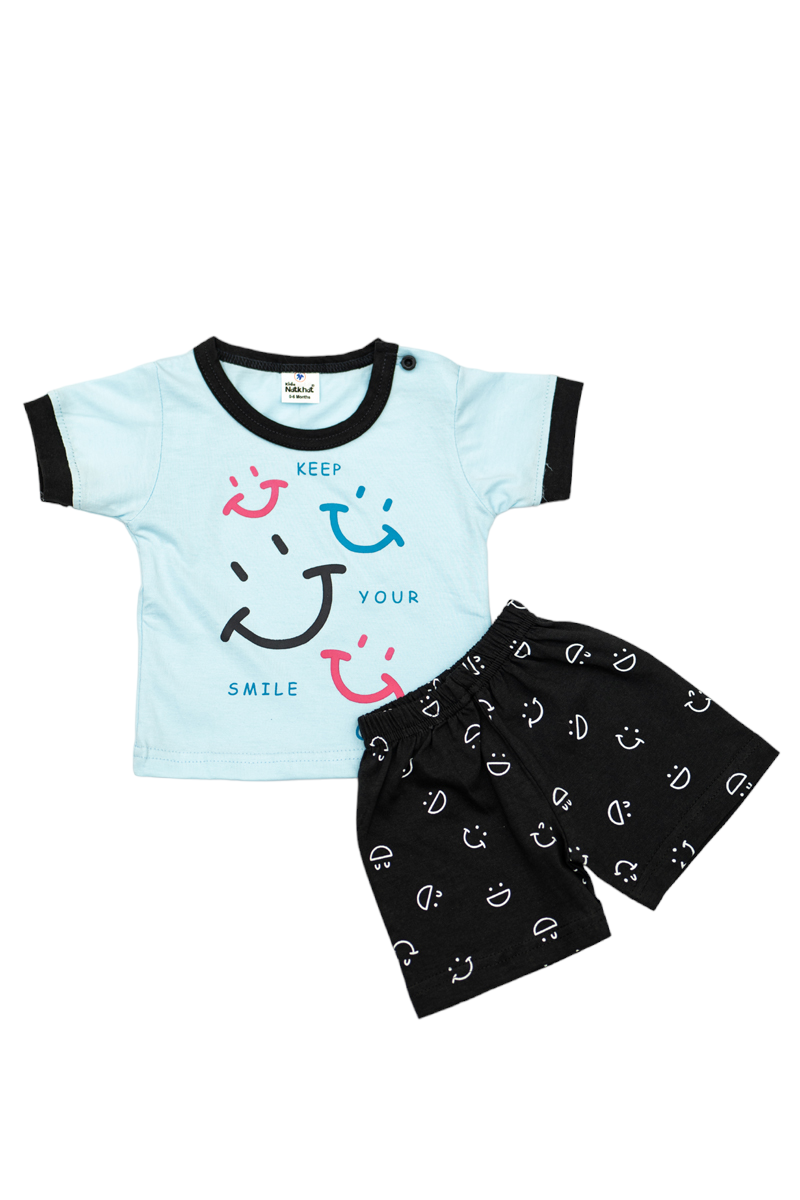 Cotton Knit Suit (Smiles - Available in 2 Colors)