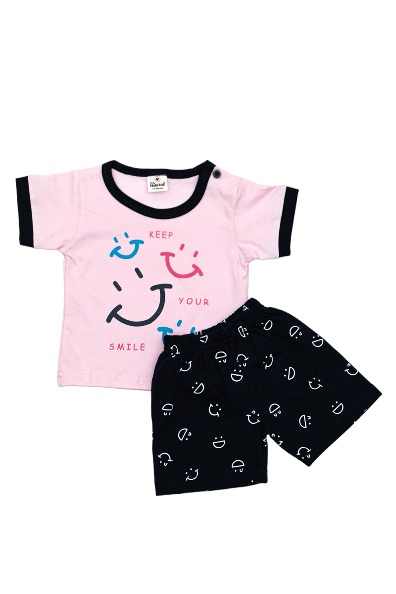Cotton Knit Suit (Smiles - Available in 2 Colors)