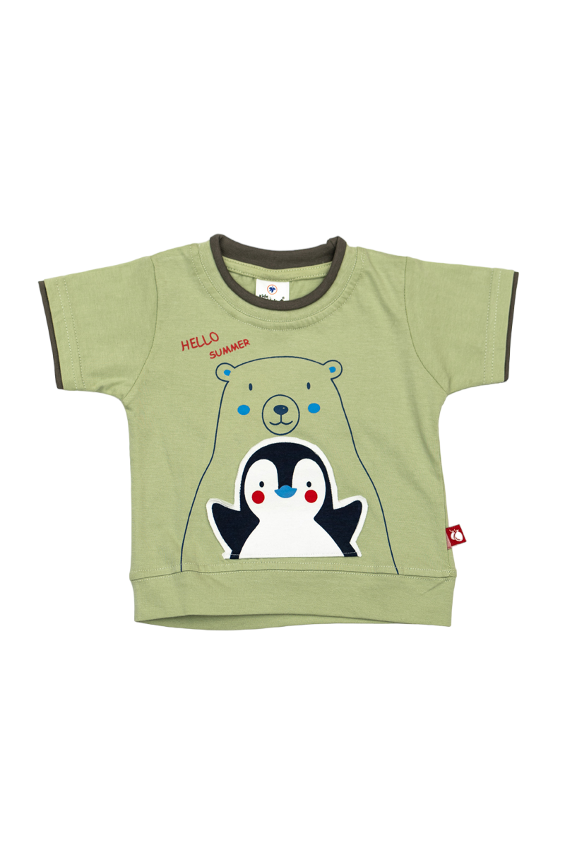 Cotton Knit Suit (Penguin - Available in 2 Colors)