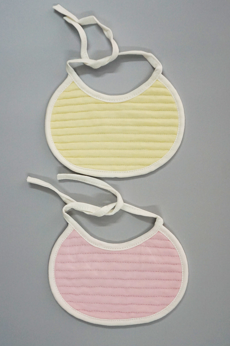 Quilted Bibs with Tie Knot Pack of 2