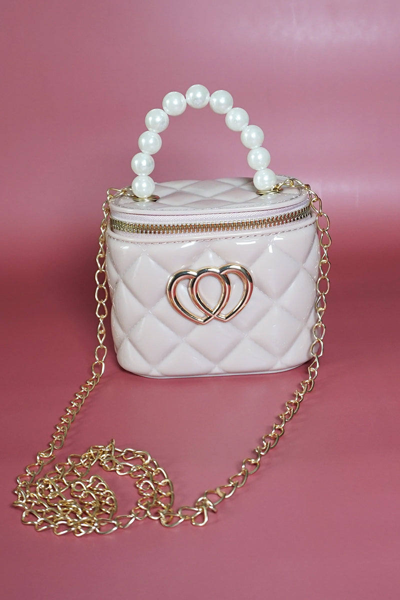 Pastel pink purse hot sale