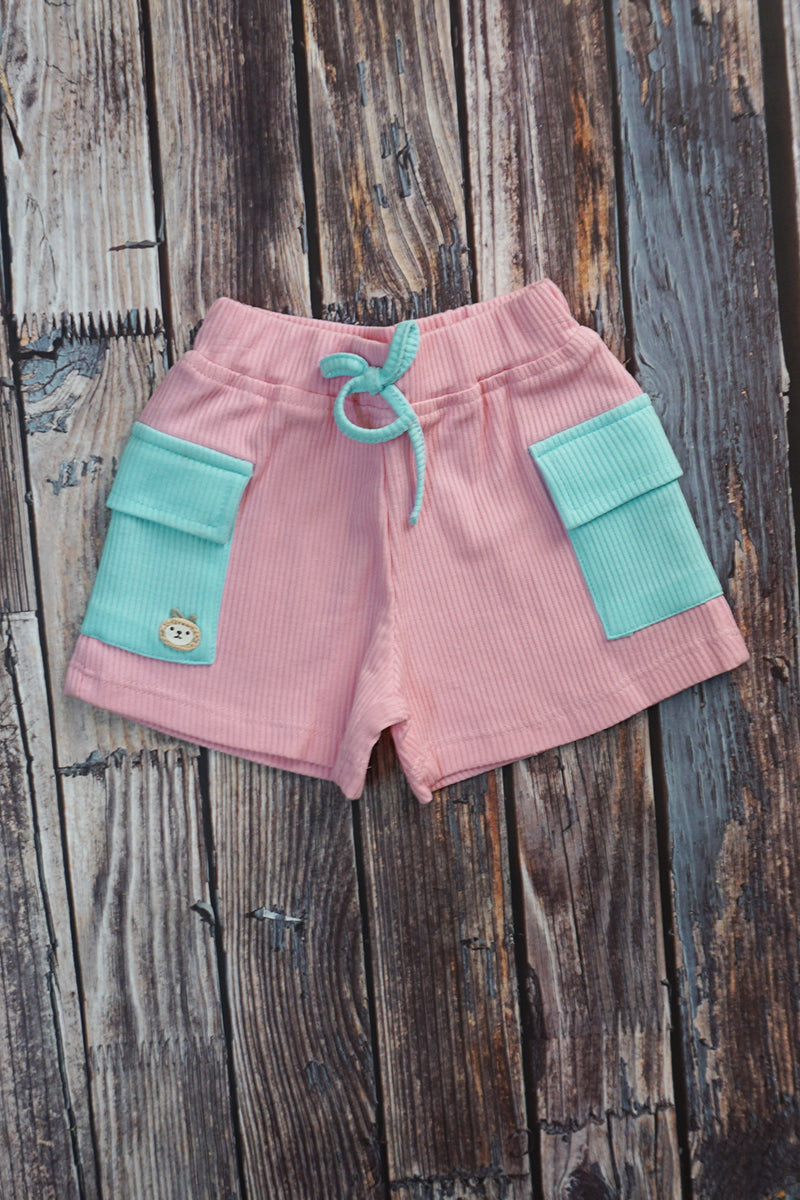 Cotton Top & Shorts (Mom's Lil Pet - Pink)