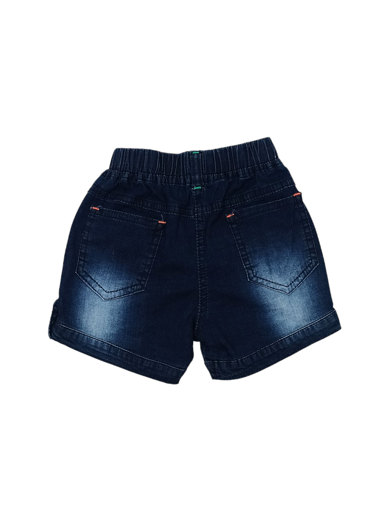 Cool Flamingo Cotton Top with Denim Short