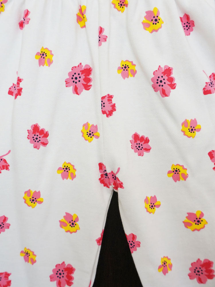 Pink & White Fleece Comfort Suit