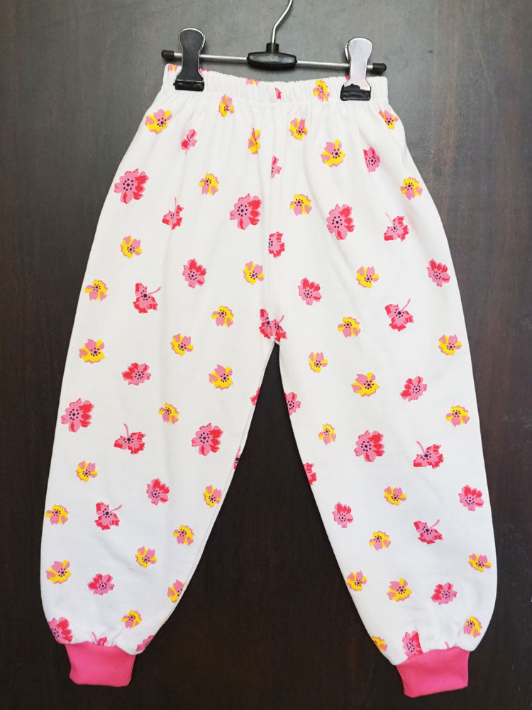 Pink & White Fleece Comfort Suit