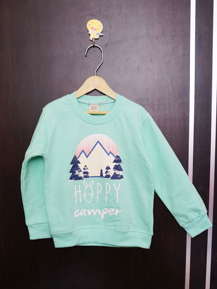 Sea Green & White Fleece Lounge Wear (3-4/4-5/5-6 Years)