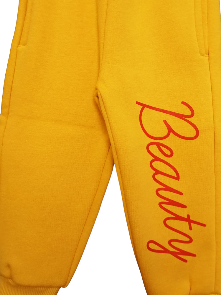 Fleece Track Suit (Beauty in Yellow)
