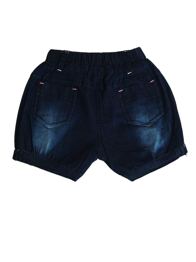 Giraffe Face Cotton Top with Denim Short
