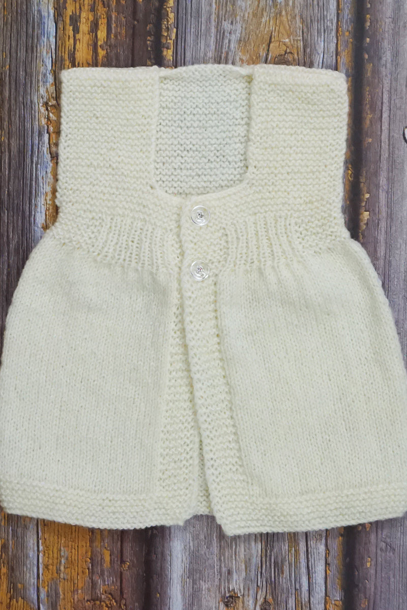 Handknitted Sleeveless Sweater (Girls)