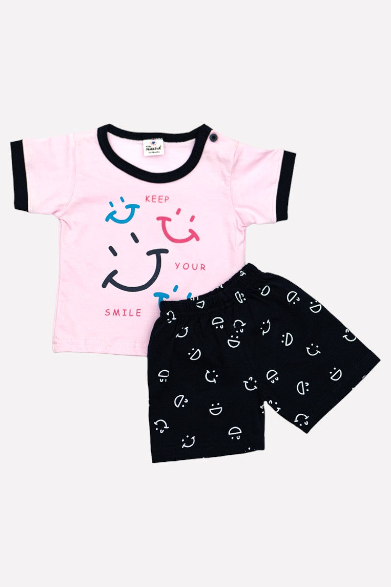 Cotton Knit Suit (Smiles - Available in 2 Colors)