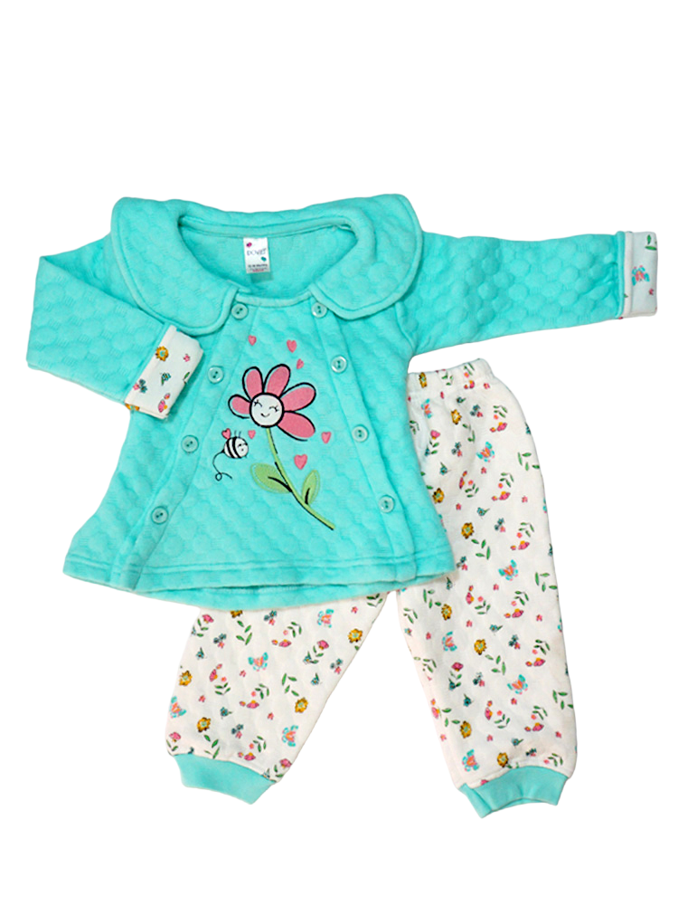 Polyfill A-Shape Top & Pajami Suit (12-18 Months)