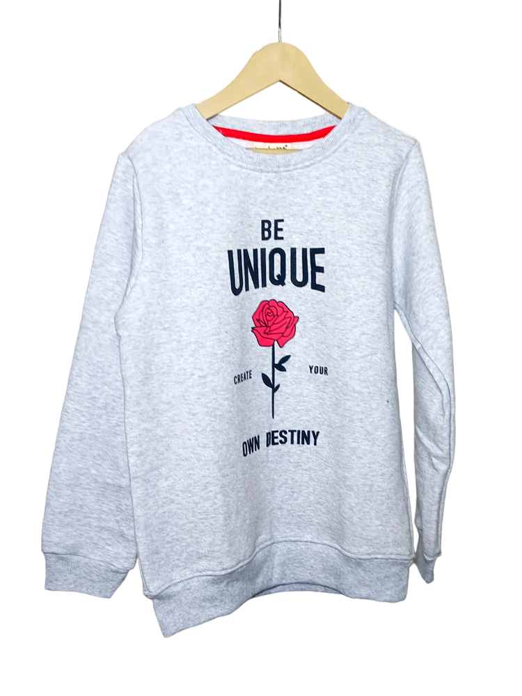 Light Grey Girls Sweatshirt (2-8 Years)