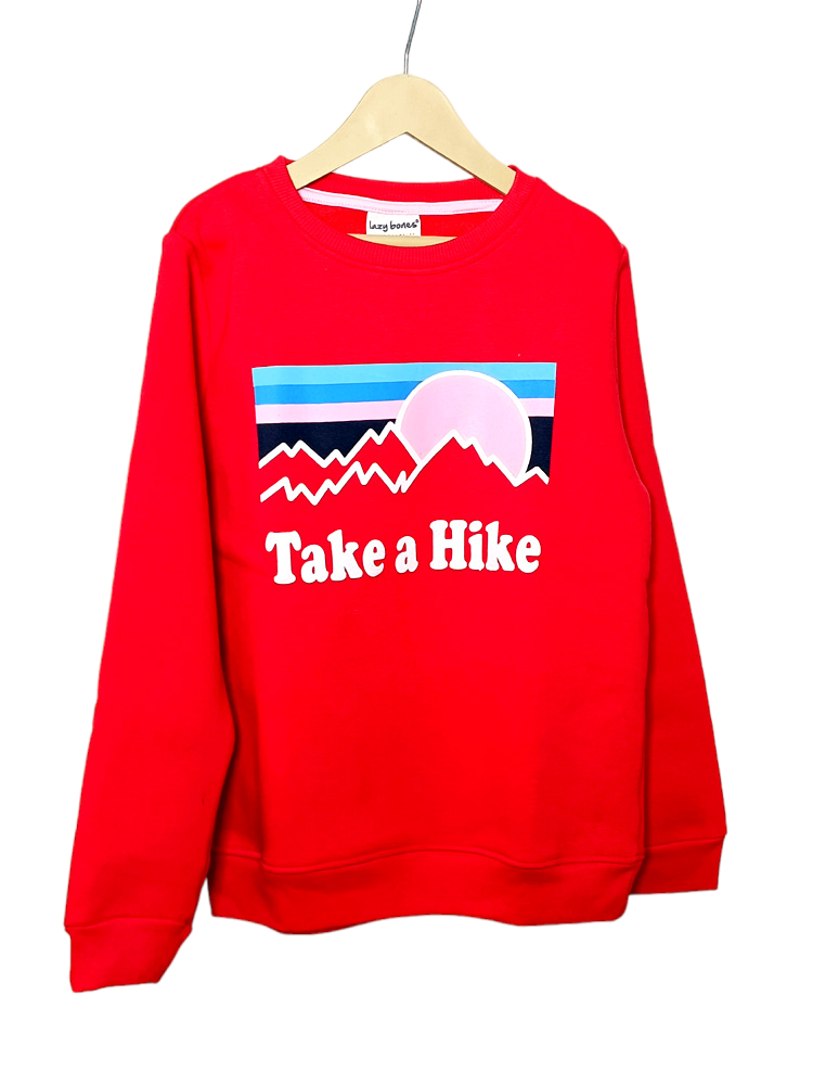 Girls Red Sweatshirt (2-8 Years)