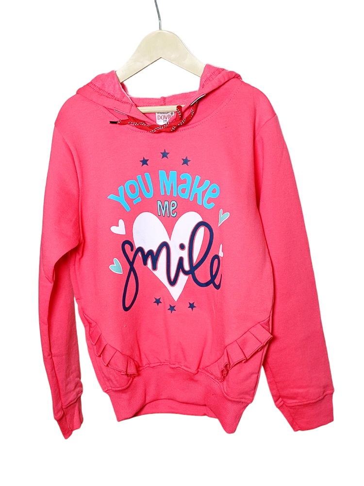 Dark Pink Winter Wear Fleece Top (6-7 Years)