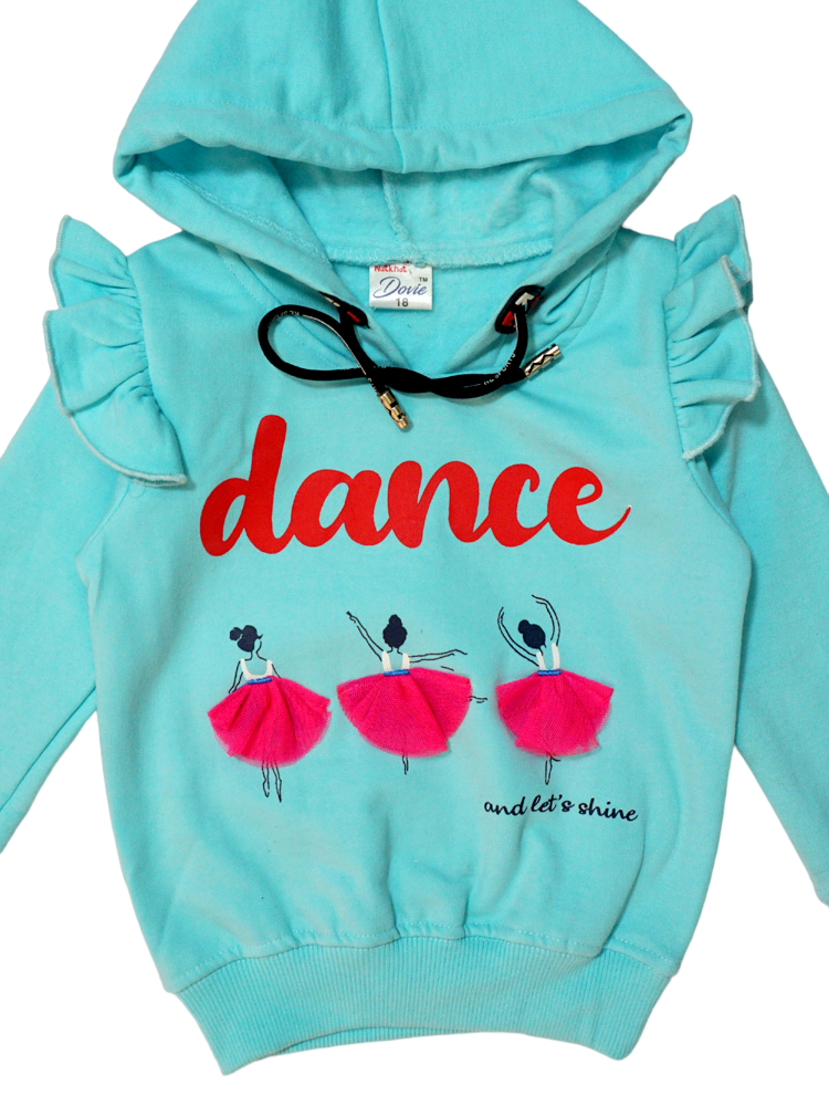 Blue Winter Fleece Hoody Top (1-2 Years)