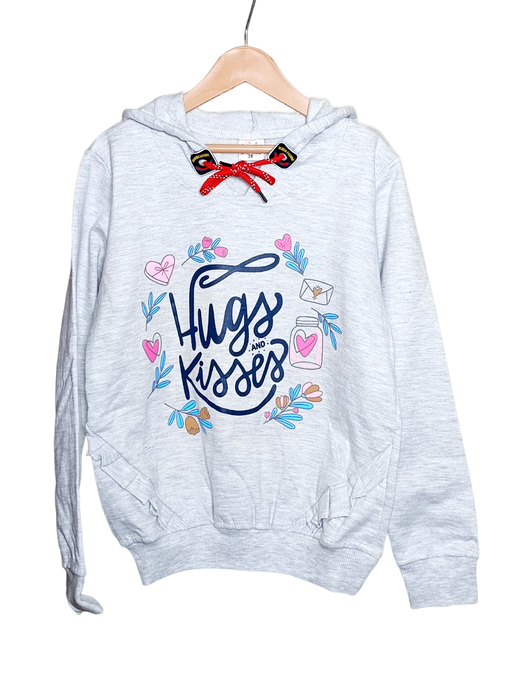 Light Grey Winter Wear Fleece Top (6-7 Years)