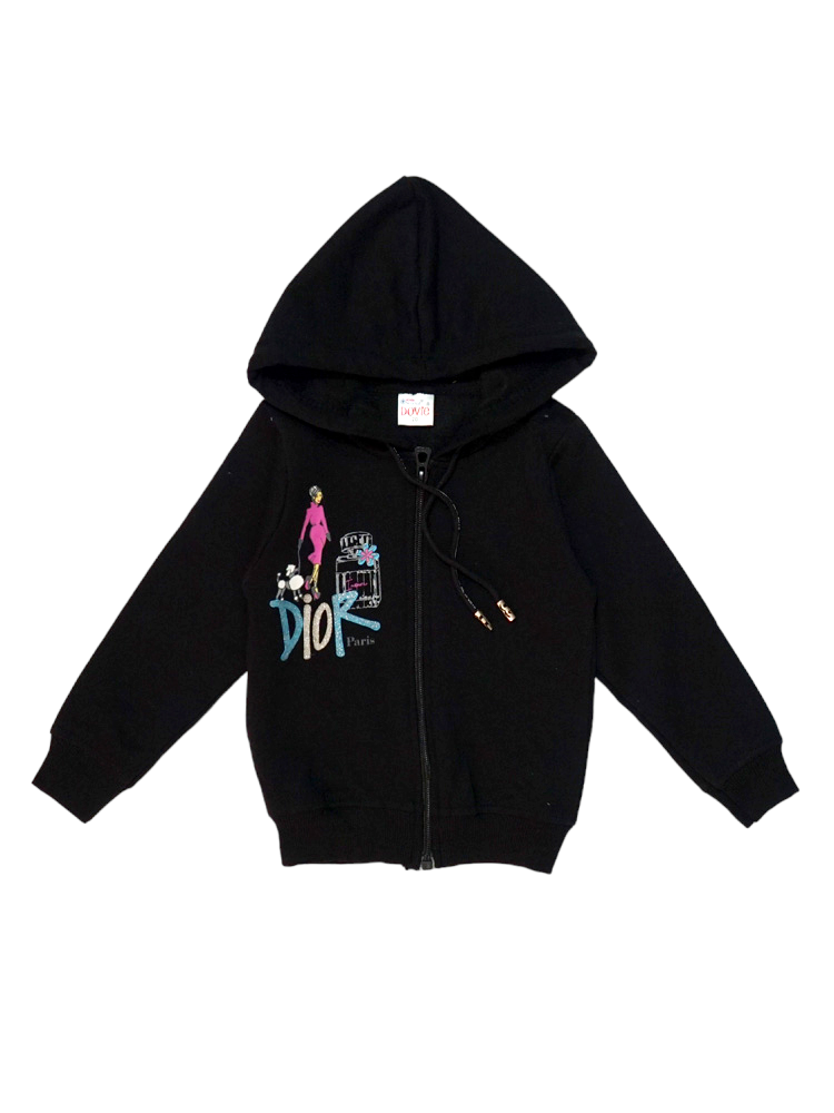 Black Winter Wear Fleece Top (2-3 Years)