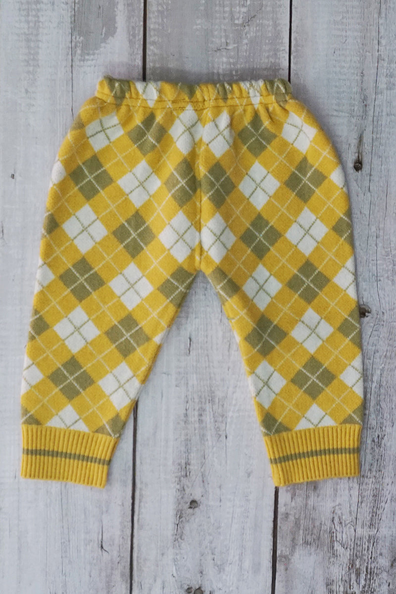 Sweater Knitted Co-ord Set with Cap - Gold