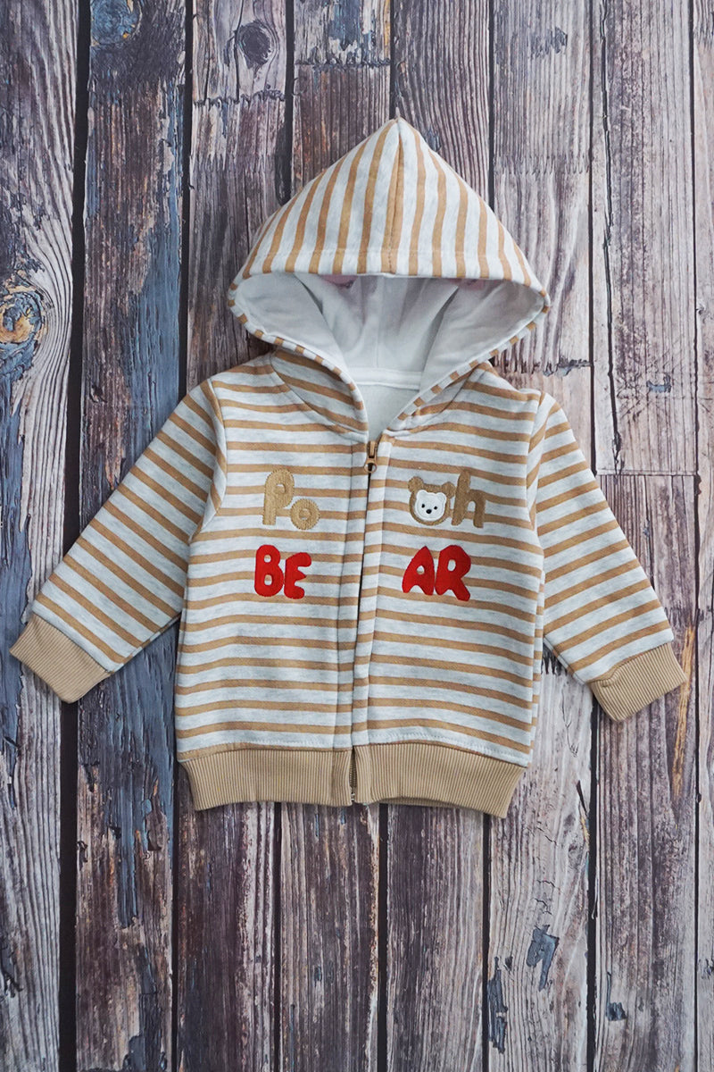 3-Piece Hooded Polyfill Suit with Cotton T-shirt