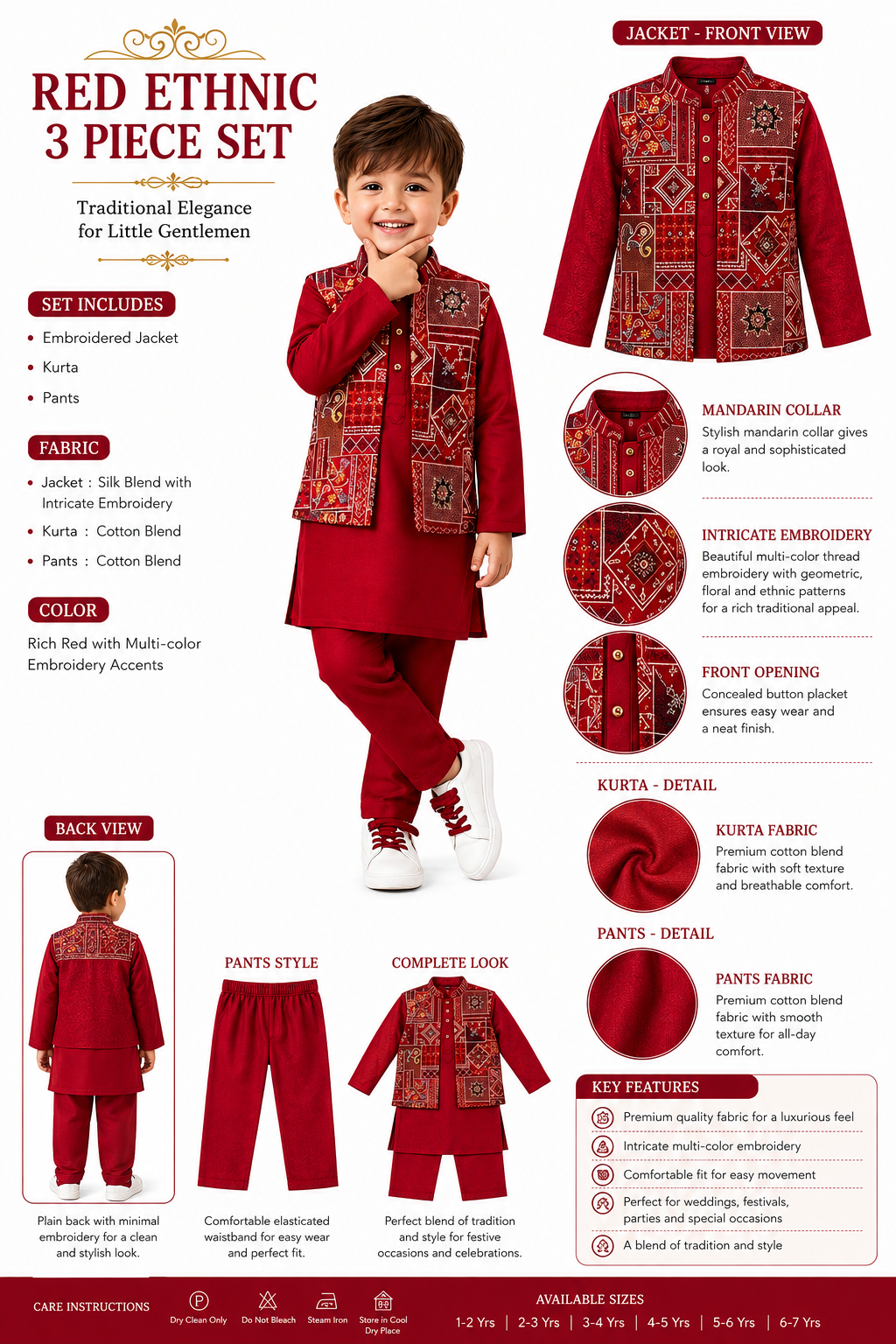 TT-Kurta Pajama Emb Jacket