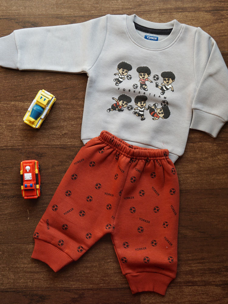 Soccer Boys Fleece Suit (3-6 Months)