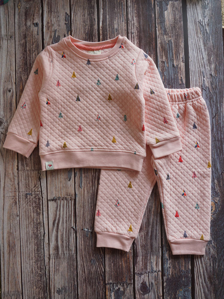 Polyfill Suit - Christmas trees (0-6M/1-2 Years/2-3 Years)