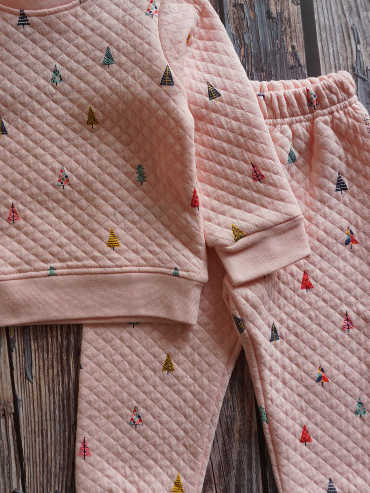 Polyfill Suit - Christmas trees (0-6M/1-2 Years/2-3 Years)