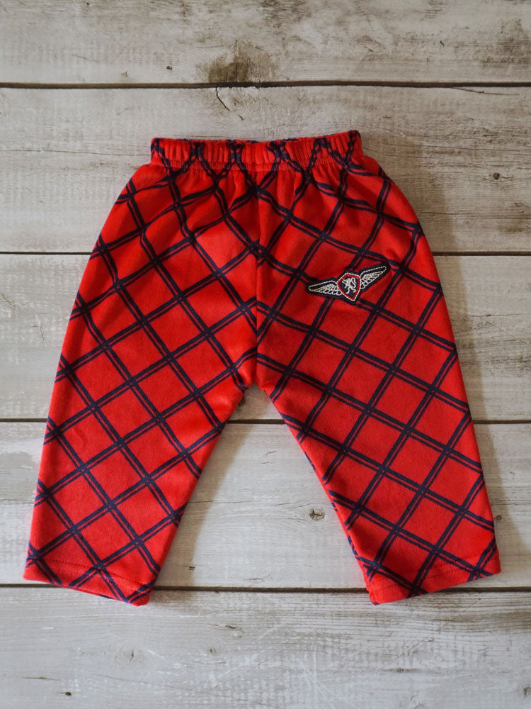 Red Velvet Checkered Pajama (4-5 Years)