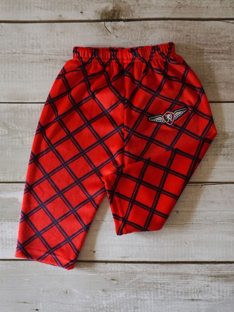 Red Velvet Checkered Pajama (4-5 Years)