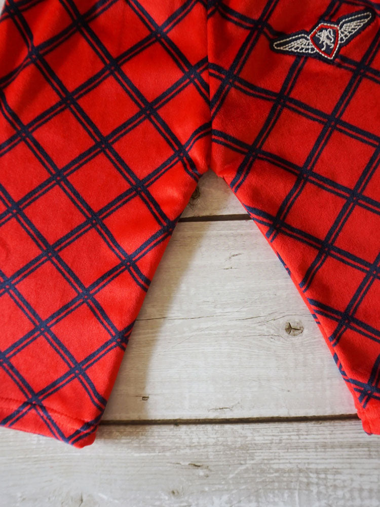 Red Velvet Checkered Pajama (4-5 Years)