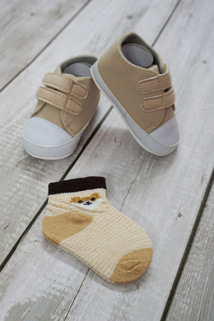 Baby Girls & Baby Boy Shoes with Socks Set