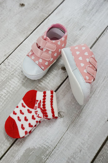 Baby Girls Shoes with Socks Set