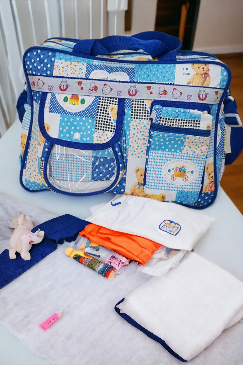 Baby Diaper Bag (Blue)