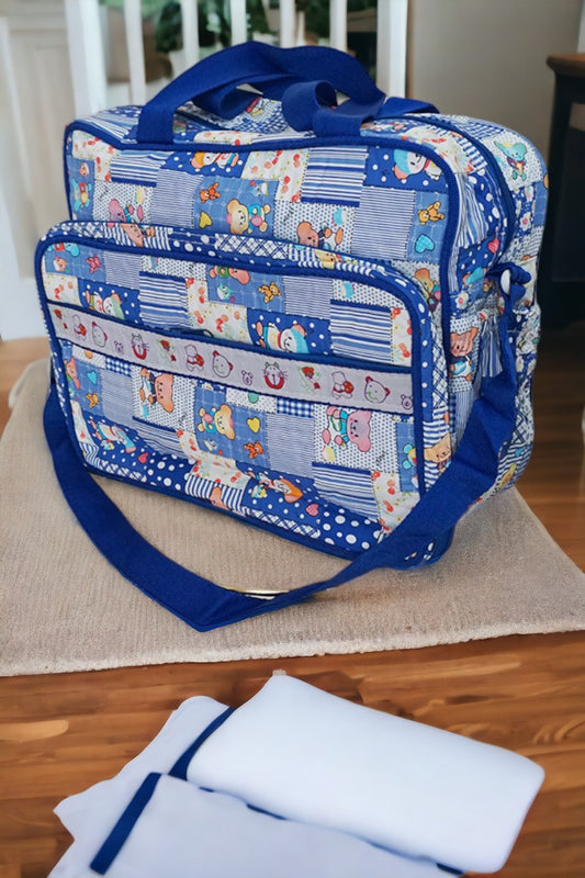 Baby Diaper Bag (Blue-Small)