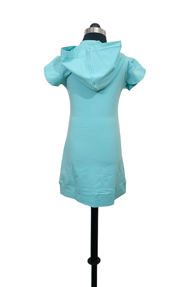 100% Cotton Bodycon Dress (Blue)