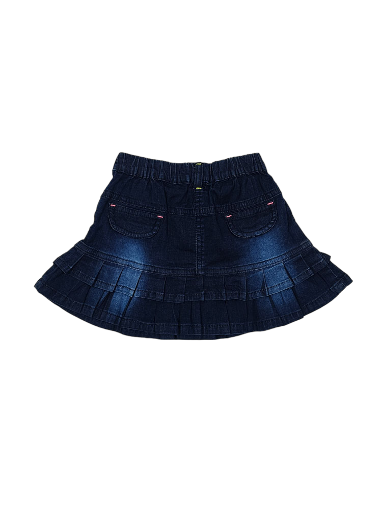 Flared Denim Skirt