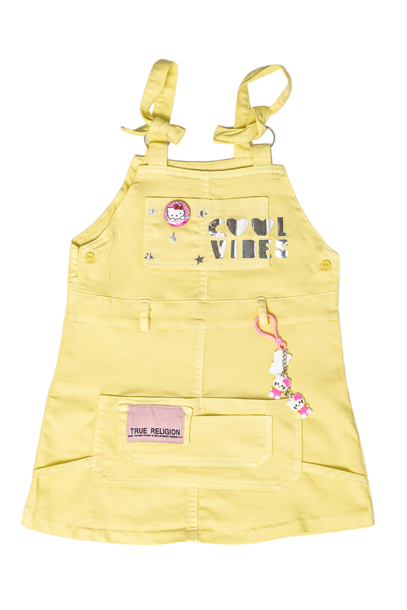 Cotton Top & Dungaree (Yellow)