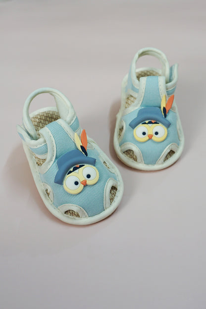 Unisex Baby Sandal with Anti Skid Sole (Blue)