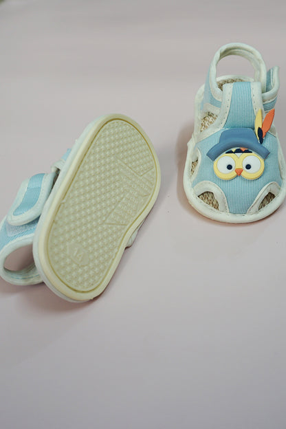 Unisex Baby Sandal with Anti Skid Sole (Blue)