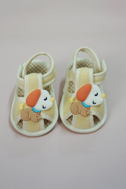 Unisex Baby Sandal with Anti Skid Sole (Lemon)