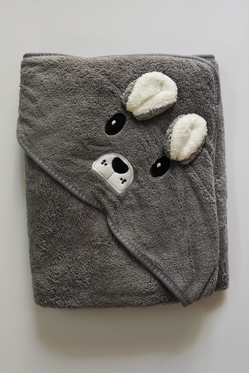 Hooded Terry Towel (Grey)