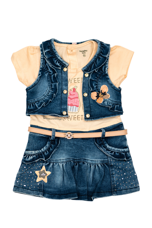 Denim frocks online online