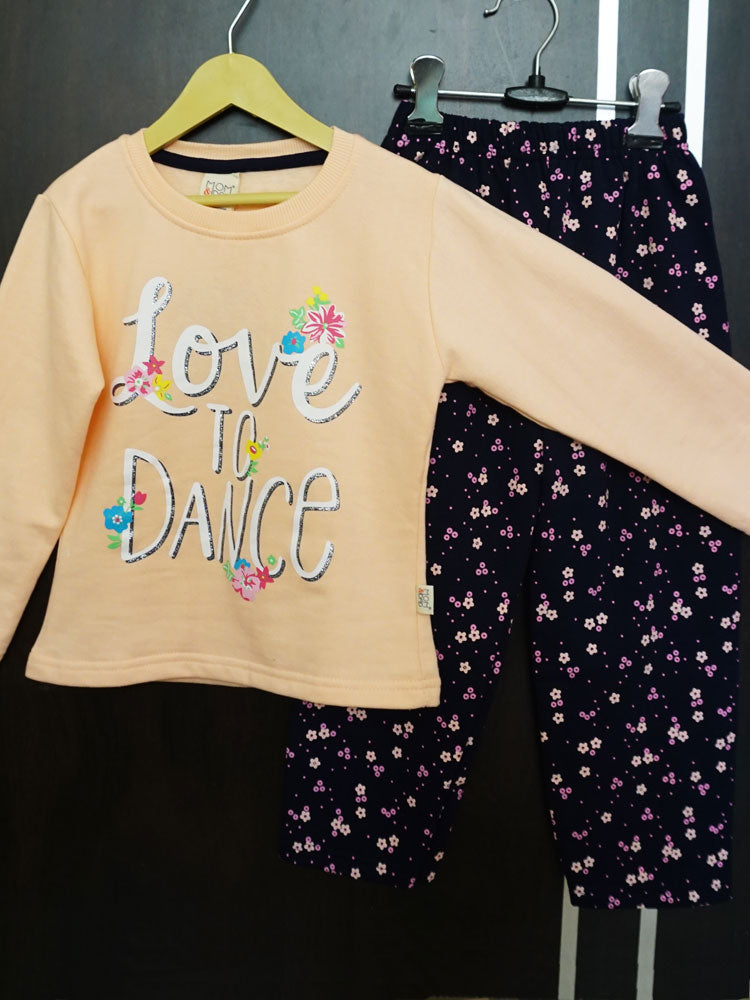 Kid's Rainbow Embroidered Fleece Pajamas Long Sleeve Top - Temu United Arab  Emirates