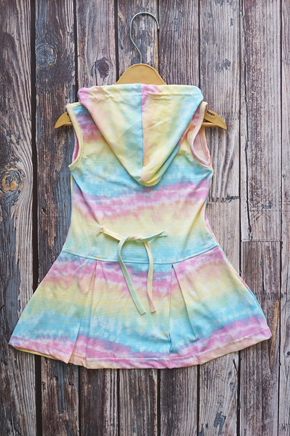 Casual Dry-Fit Flowy Frock for Little Girls