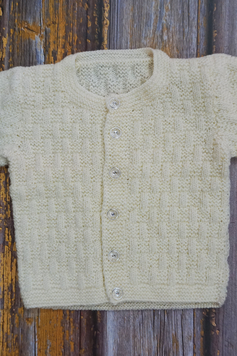 Handknitted Sweater - White