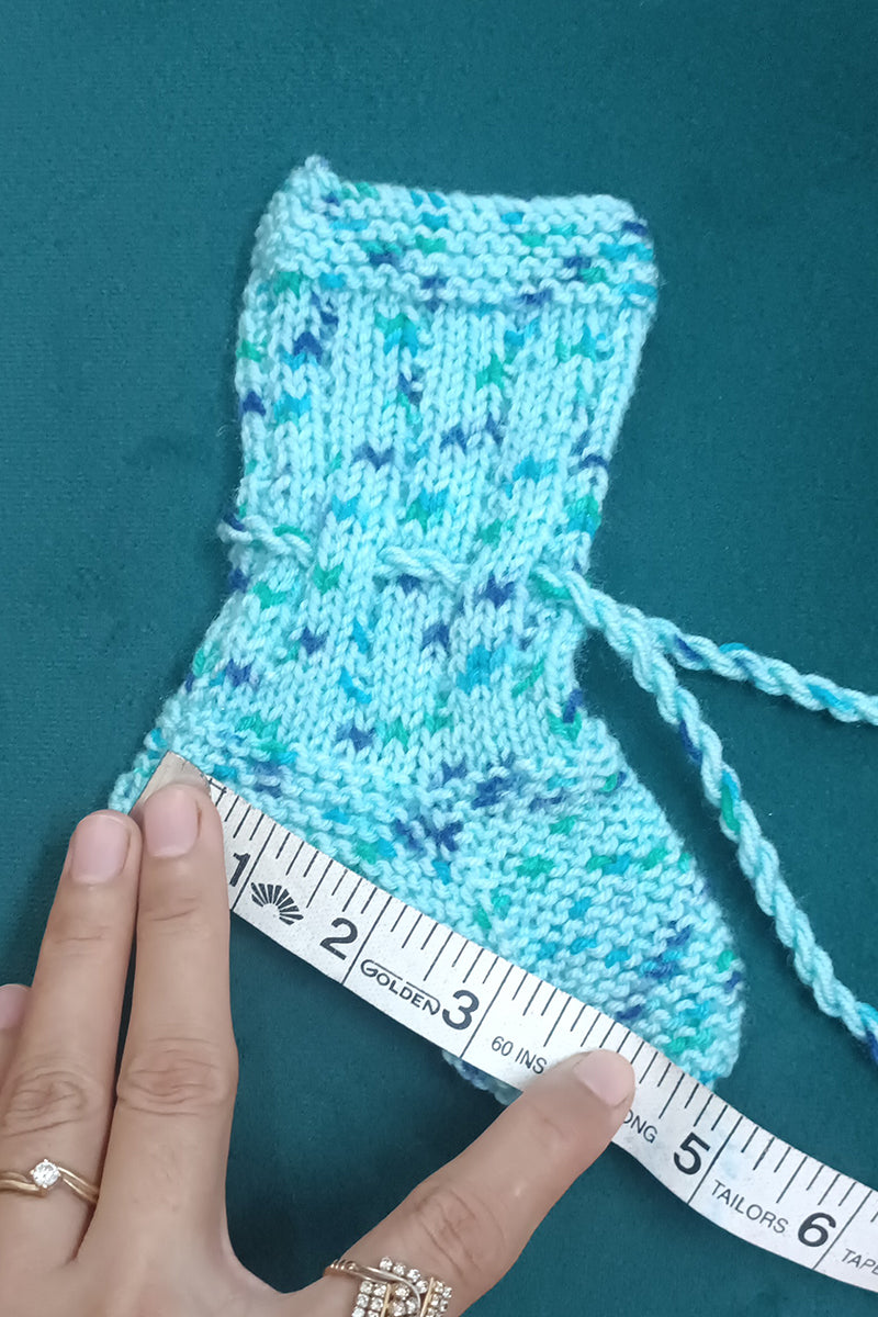 Handknitted Socks- Blue