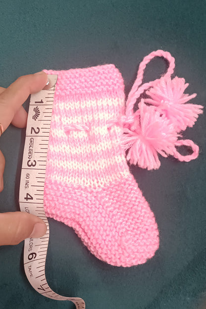 Handknitted Socks- Pink
