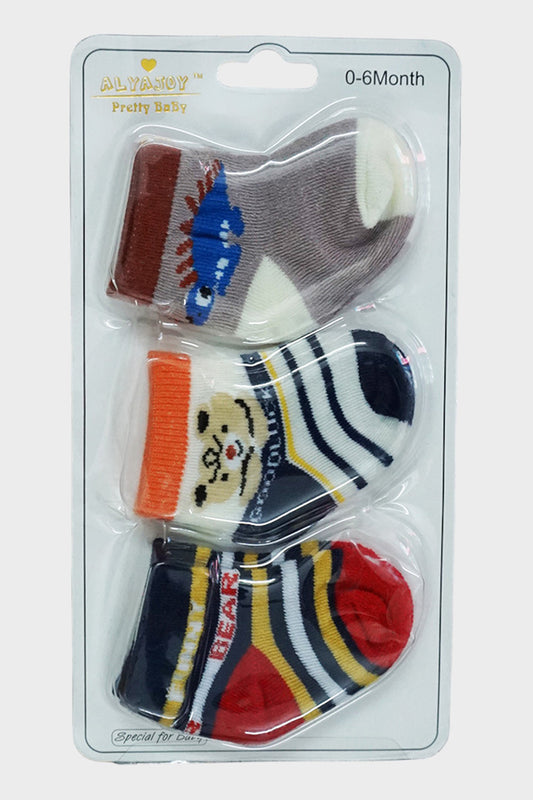 Baby Cotton Socks (Pack of 3)