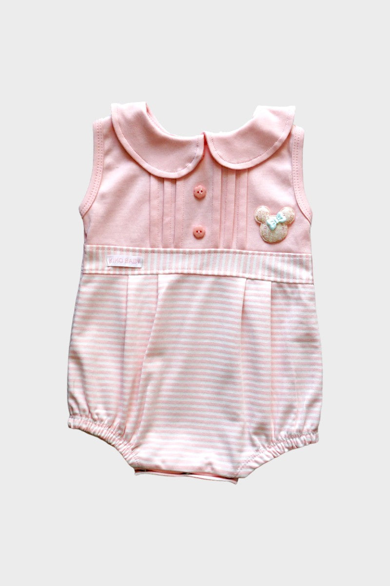 Cotton Onesie for Baby Girls (Pink)