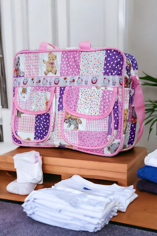 Baby Diaper Bag (Pink)